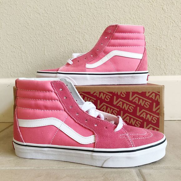 strawberry pink vans